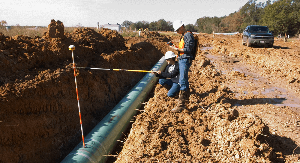How do depthofcover surveys protect pipelines?